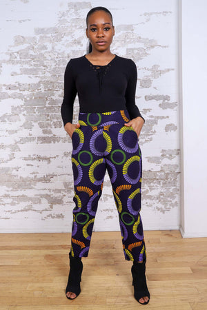 
            
                Load image into Gallery viewer, MILLAR AFRICAN PRINT WOMEN&amp;#39;S PANT - KEJEO DESIGNS
            
        