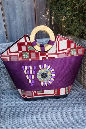 
            
                Load image into Gallery viewer, OLAVA African Print Bag - KEJEO DESIGNS
            
        