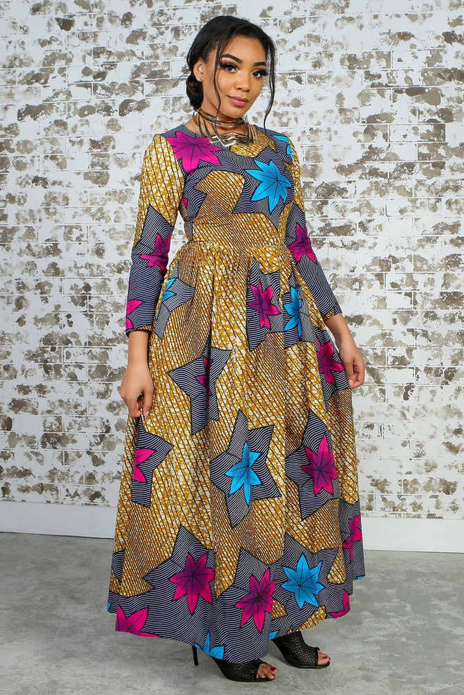 African Print Clothing Dresses Women Lady Elegant Long Sleeve Fabala Modern African  Dress Designs - China African Dress and Women Dresses price |  Made-in-China.com
