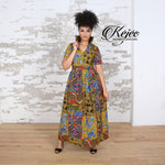 SANSSAN African Print Dress DRESS KEJEO 