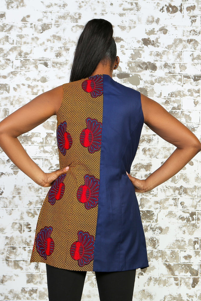 SOUSOUNI African Print Vest - KEJEO DESIGNS